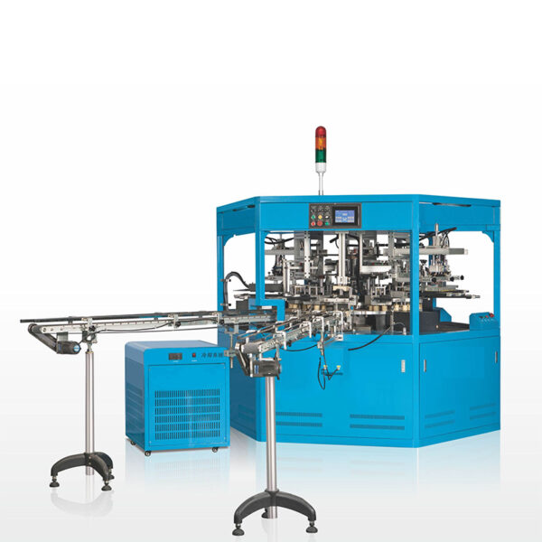 s106 multi color automatic screen printing machine for round bottles