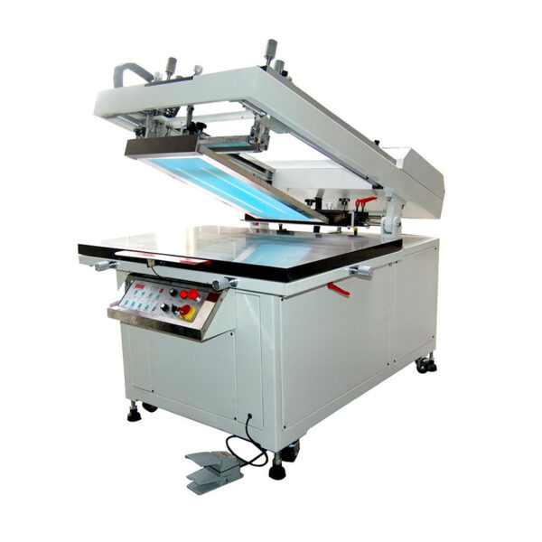 ss6090 flat screen printer with slanting arms